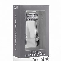 Зажимы на соски с цепочкой Pincette Nipple Clamps