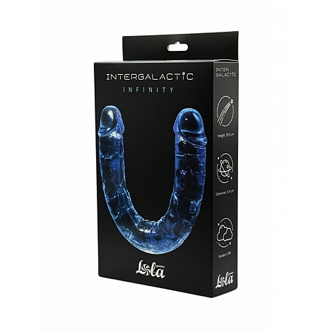 Прозрачный дилдо Intergalactic Infinity, 33 см