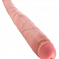 Фаллоимитатор реалистик двухголовый King Cock Tapered Double Dildo