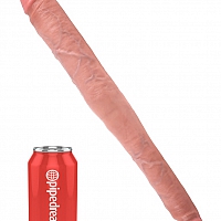 Фаллоимитатор реалистик двухголовый King Cock Tapered Double Dildo