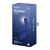 Стеклянный фаллоимитатор Satisfyer Double Crystal