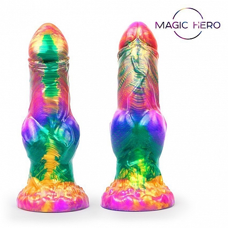 Фантазийный фаллоимитатор Magic Hero розовый, 24 см
