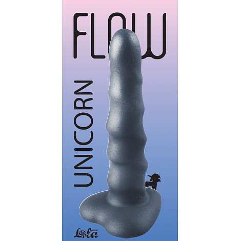 Нереалистичный дилдо Unicorn Black