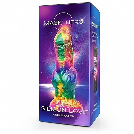 Фантазийный фаллоимитатор Magic Hero розовый, 24 см
