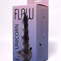 Нереалистичный дилдо Unicorn Black