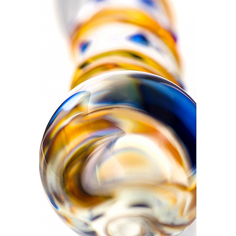 Нереалистичный стеклянный фаллоимитатор Sexus Glass, 17,5 см