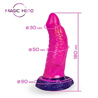 Фантазийный фаллоимитатор Magic Hero, 17,5 см