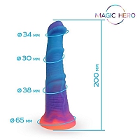 Фантазийный фаллоимитатор Magic Hero, 20 см