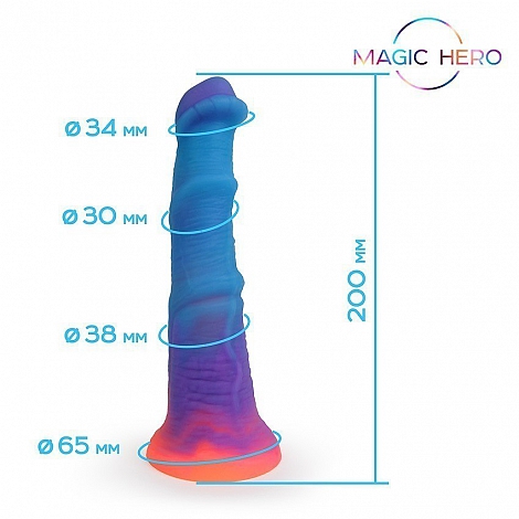Фантазийный фаллоимитатор Magic Hero, 20 см