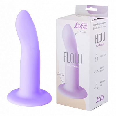 Нереалистичный дилдо Flow Emotional Purple