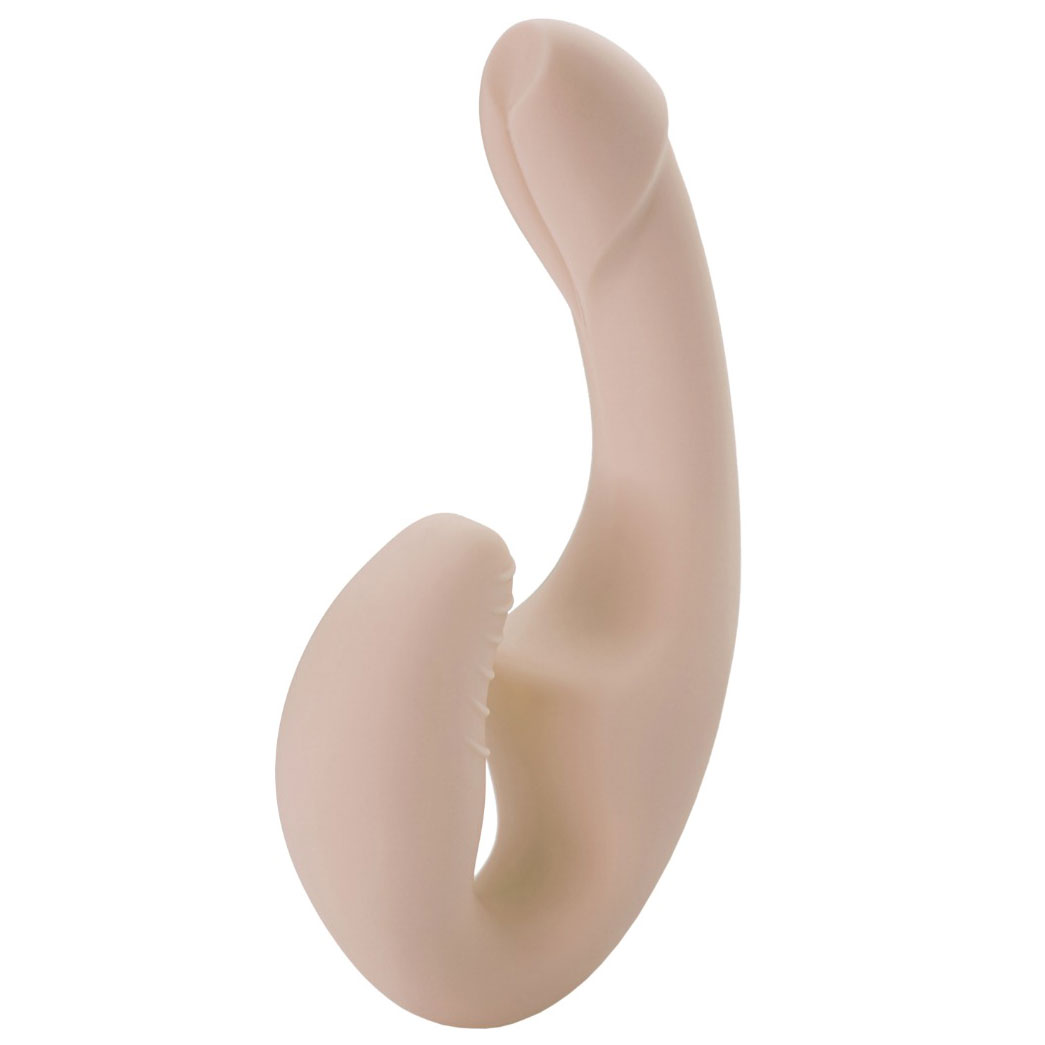 Анатомический безремневой страпон телесный купить по выгодной цене в секс-шопе MakeMeHappy