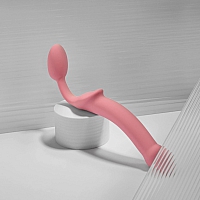 Гибкий страпон Strap-on-me Semi-Realiste BENDABLE ROSE, M