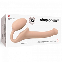 Гибкий страпон Strap-on-me Semi-Realistic vanilla, S