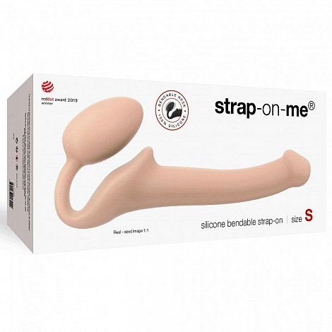 Гибкий страпон Strap-on-me Semi-Realistic vanilla, S