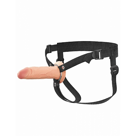 Страпон полый на ремнях Hollow Silicone Strap-ons 6