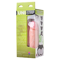 Страпон с двумя насадками Uni Strap Harness Best of All 7"