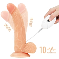 Трусики с вибро-насадкой Ingen Vibrating Easy Strapon Set 8.5"