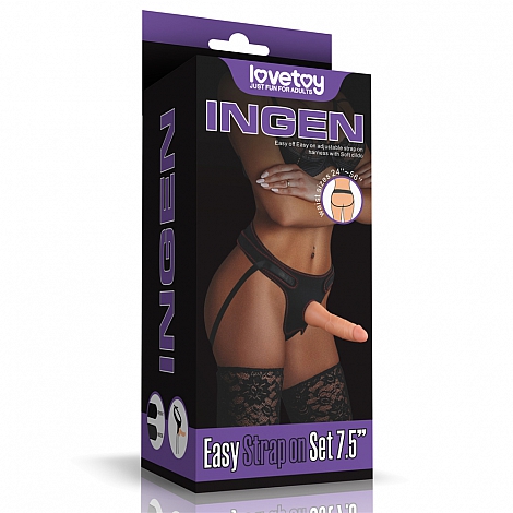 Трусики с насадкой Ingen Easy Strapon Set, 19 см