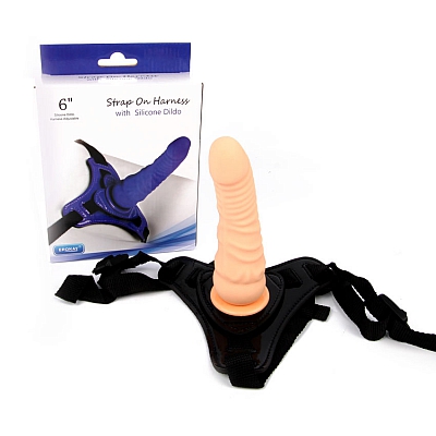 Страпон силиконовый Strap On Harness