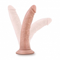 Фаллоимитатор на присоске без мошонки Blush Dr. Skin, 17,5 см
