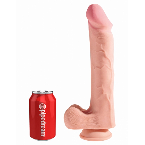 Фаллоимитатор на присоске King Cock Plus Triple Density, 32,5 см