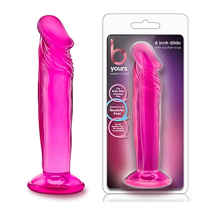 Фаллоимитатор на присоске розовый B Yours Sweet N Small, 15 см