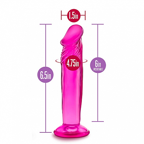 Фаллоимитатор на присоске розовый B Yours Sweet N Small, 15 см