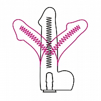 Фаллоимитатор неоскин на присоске F&F Best Cock 6", 19 см