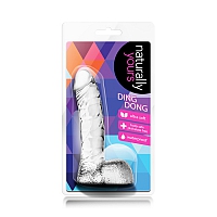 Фаллоимитатор прозрачный Naturally Yours Ding Dong, 11,5 см