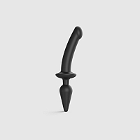 Фаллоимитатор Strap-On-Me Realistischer Dildo Switch Plug-In Black, L