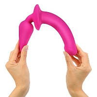 Фаллоимитатор Strap-On-Me Switch Plug-In Semi Fuchsia, S