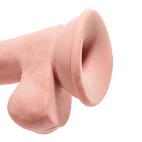Фаллоимитатор на присоске King Cock Triple Density Cock with Balls