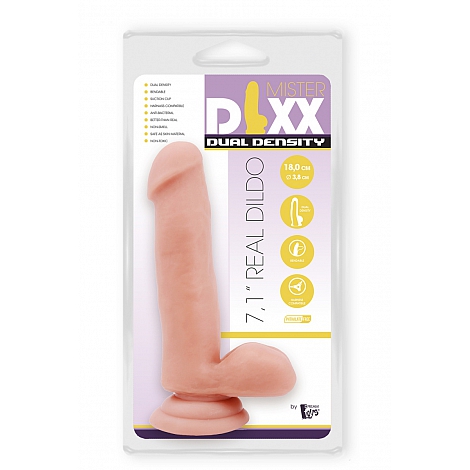 Фаллоимитатор-реалистик Dual Density Mr Dixx, 18 см