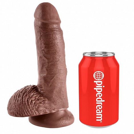 Фаллоимитатор King Cock 7" Cock with Balls