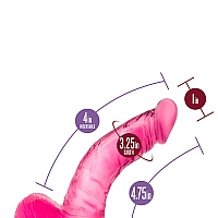 Фаллоимитатор розовый на присоске Naturally Yours Mini Cock, 12 см