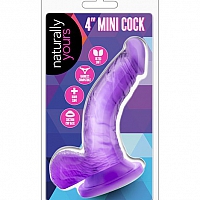 Фаллоимитатор фиолетовый на присоске Naturally Yours Mini Cock, 12 см