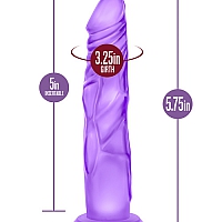 Фаллоимитатор фиолетовый на присоске Naturally Yours Mini Cock, 14,6 см