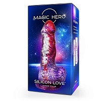 Фаллоимитатор на присоске Magic Hero, 24 см