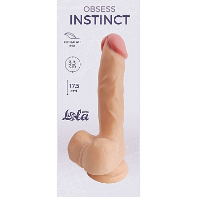 Фаллоимитатор Lola Games Obsess Instinct, 17,5 см