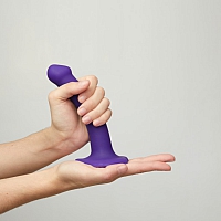 Гибкий фаллоимитатор Strap-on-me Dual Density, S