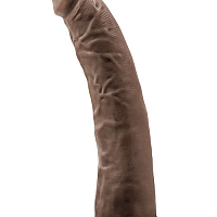 Фаллоимитатор на присоске Dr. Skin Plus Realistic Cock Chocolate 7", 19 см
