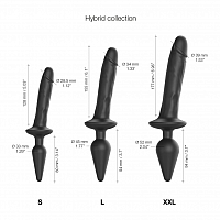 Фаллоимитатор Strap-On-Me Realistischer Dildo Switch Plug-In Caramel, L