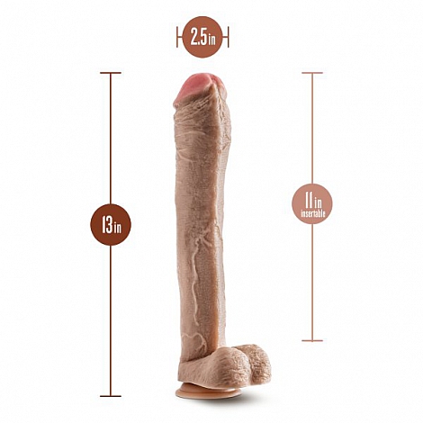 Фаллоимитатор Dr. Skin Plus Posable, 33 см