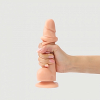 Фаллоимитатор с подвижной кожей телесный Strap-on-me Sliding Skin, S