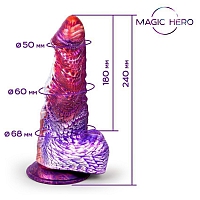 Фаллоимитатор на присоске Magic Hero, 24 см