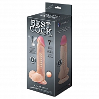 Фаллоимитатор неоскин на присоске F&F Best Cock 7", 20 см