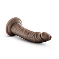 Фаллоимитатор на присоске Dr. Skin Plus Realistic Cock Chocolate 7", 19 см