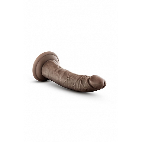 Фаллоимитатор на присоске Dr. Skin Plus Realistic Cock Chocolate 7", 19 см