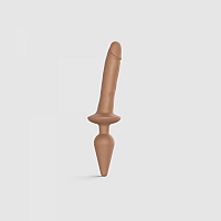 Фаллоимитатор Strap-On-Me Realistischer Dildo Switch Plug-In Caramel, XXL