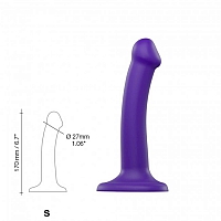 Гибкий фаллоимитатор Strap-on-me Dual Density, S